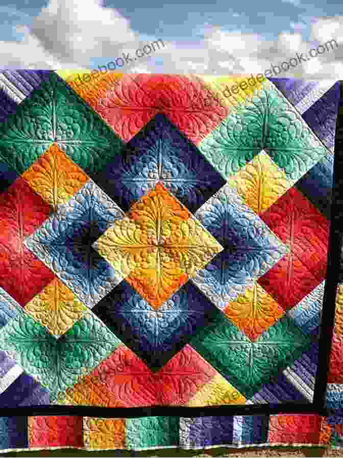 A Beautiful Patchwork Quilt With Vibrant Colors And Intricate Patterns. Story Of Patchwork Quilt: Hatred Starts A Fight But Love Pulls A Quilt Over The Bickering: The Easiest Quilt To Make For A Beginner