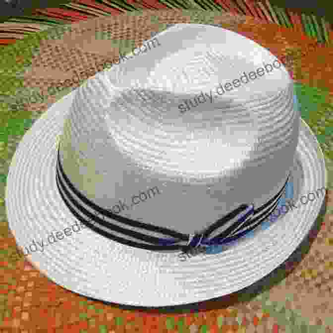 A Beautifully Crafted Straw Hat, Showcasing Intricate Weaving Patterns 30 Minutes Various Handmade Hats: A Hat That Can Be Made Only By Chain Stitch