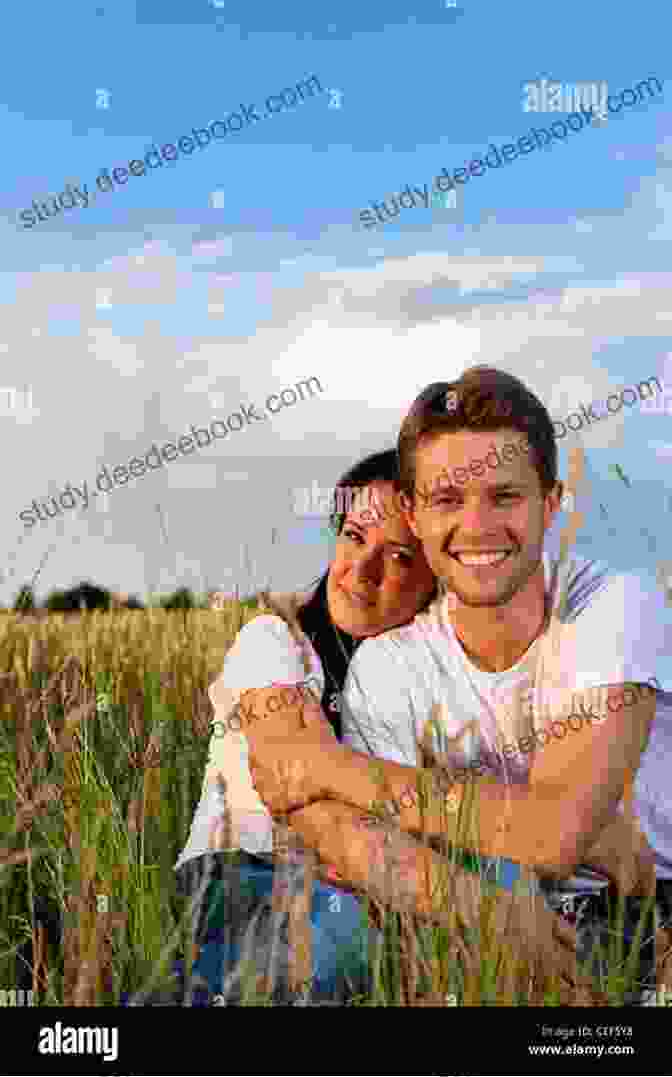 A Cheerful Couple Embracing And Laughing Amidst A Summer Meadow Meet Me At Pebble Beach: A Feel Good And Funny Romance Fiction Read For Summer: The Hilarious And Feel Good Romance Fiction Read Of Summer 2024