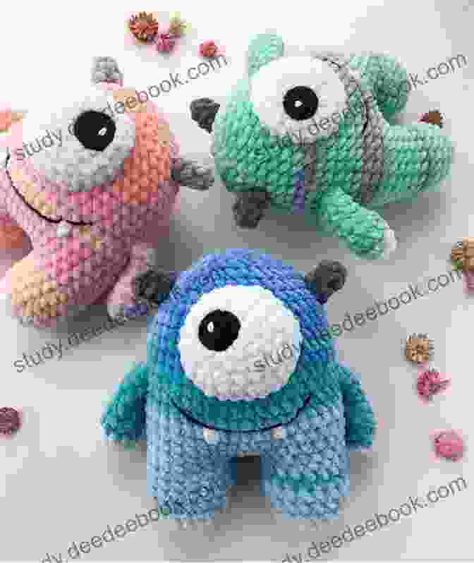 A Close Up Of A Pocket Amigurumi Monster With Intricate Details Pocket Amigurumi: 20 Mini Monsters To Crochet And Collect