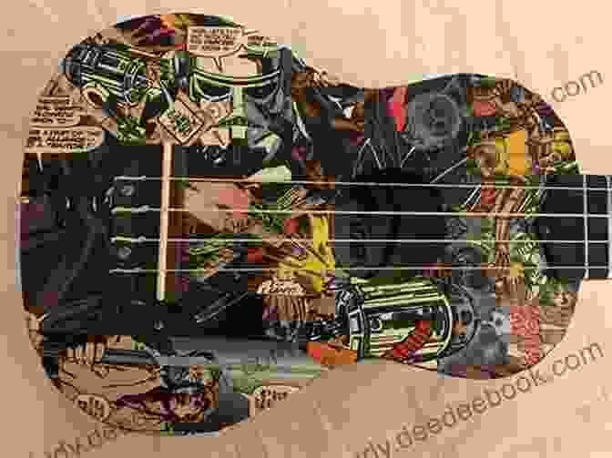 A Close Up Of A Star Wars Ukulele, Adorned With Intricate Carvings And Designs Star Wars Ukulele Eli Hastings