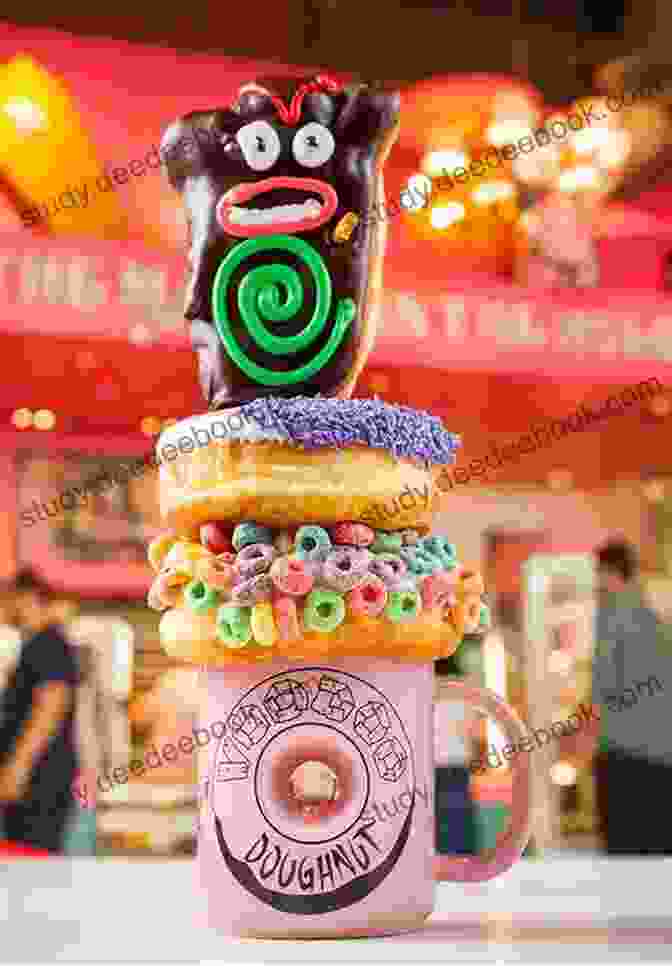 A Display Of Voodoo Doughnut's Whimsical And Indulgent Creations, Featuring Their Signature Voodoo Doll Doughnut And Other Sugary Delights, Promising A Sweet And Unforgettable Treat. 5 Fun Free Fascinating Sights In Portland (5 Spot Ebook Travel Series)