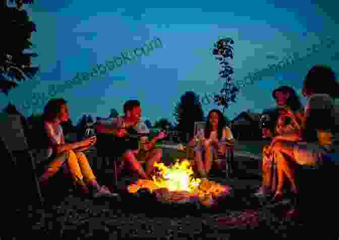 A Family Gathered Around A Campfire, Singing Christmas Carols Christmas On Cougar Mountain (Silver Bell 2)