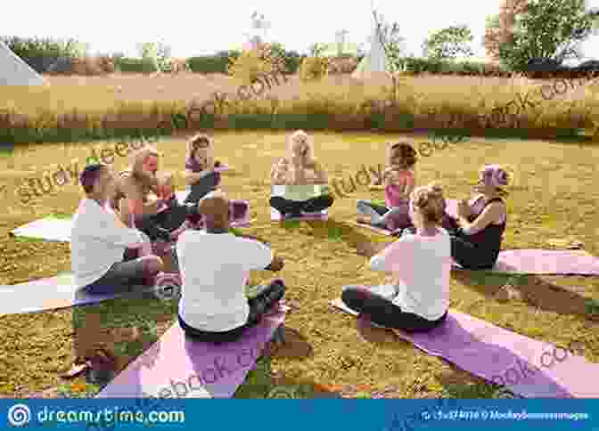 A Group Of People Sitting In A Circle, Eyes Closed In Meditation A Twenty Minute Silence Followed By Applause