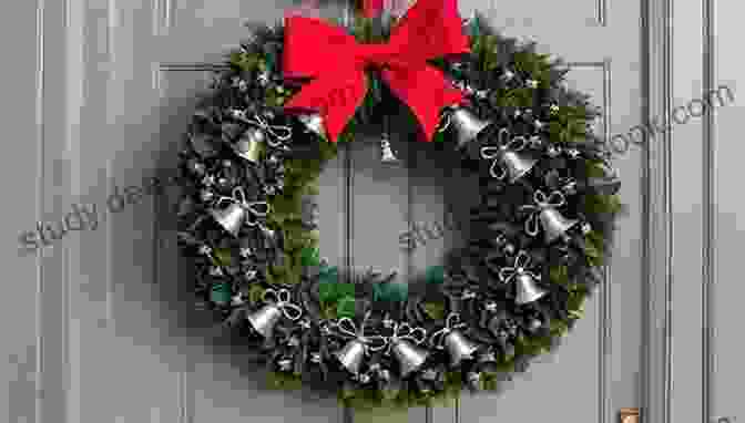 A Large, Silver Bell Adorned With Red And Green Garlands Christmas On Cougar Mountain (Silver Bell 2)