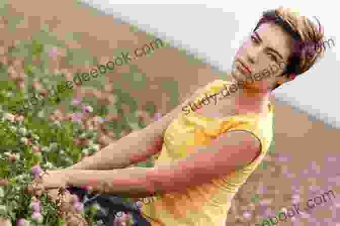 A Person Sitting In A Field, Surrounded By Wildflowers, Looking Up At The Sky Conversations With Nature (A Way Of Life 2)