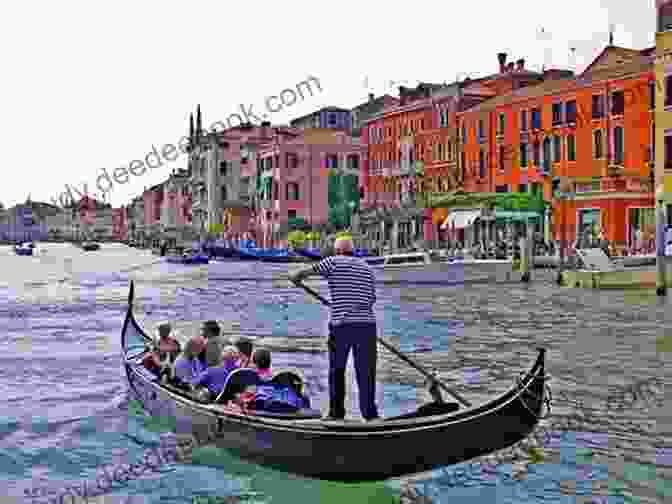 A Postcard Of A Gondola Ride Down The Grand Canal Postcards: A Visual Escape Through Venice