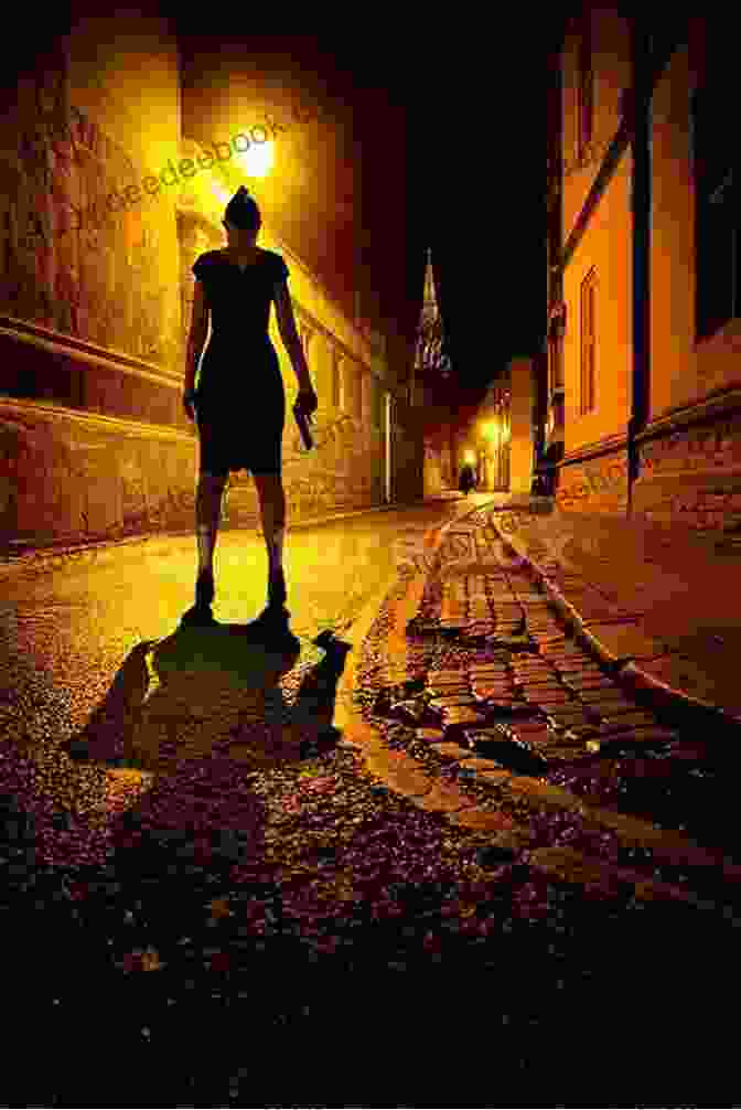 A Scarlet Clad Woman Standing In A Dark Alleyway, Surrounded By Shadows And Mystery Scarlet Fever: A Novel ( Sister Jane 12)