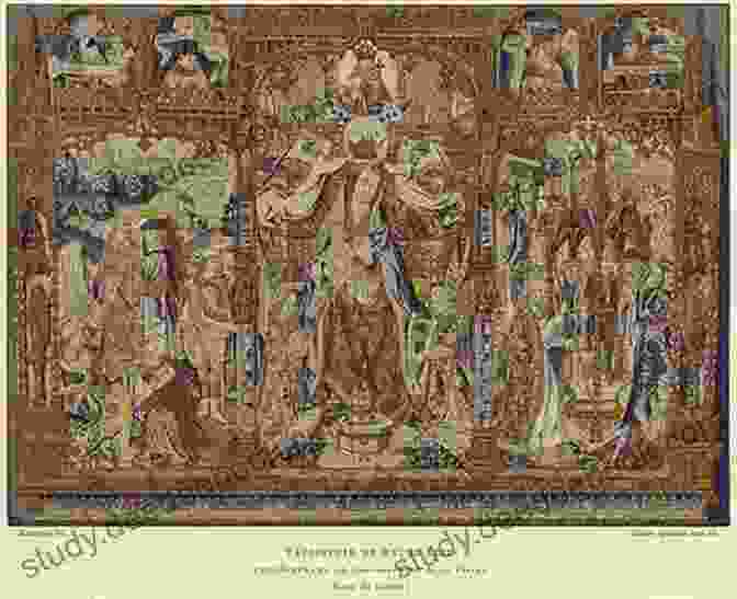 A Tapestry Depicting Various Characters From Virgin Princess Tycoon Temptation, Including A Princess, A Prince, And A Court Advisor. Virgin Princess Tycoon S Temptation (Royal Seductions 7)