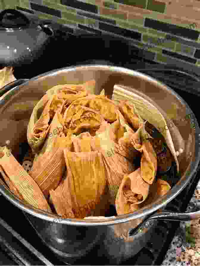 Close Up Of A Steaming Tamal, A Beloved Delicacy In Guadalupe's Culinary Landscape Guadalupe In New York: Devotion And The Struggle For Citizenship Rights Among Mexican Immigrants