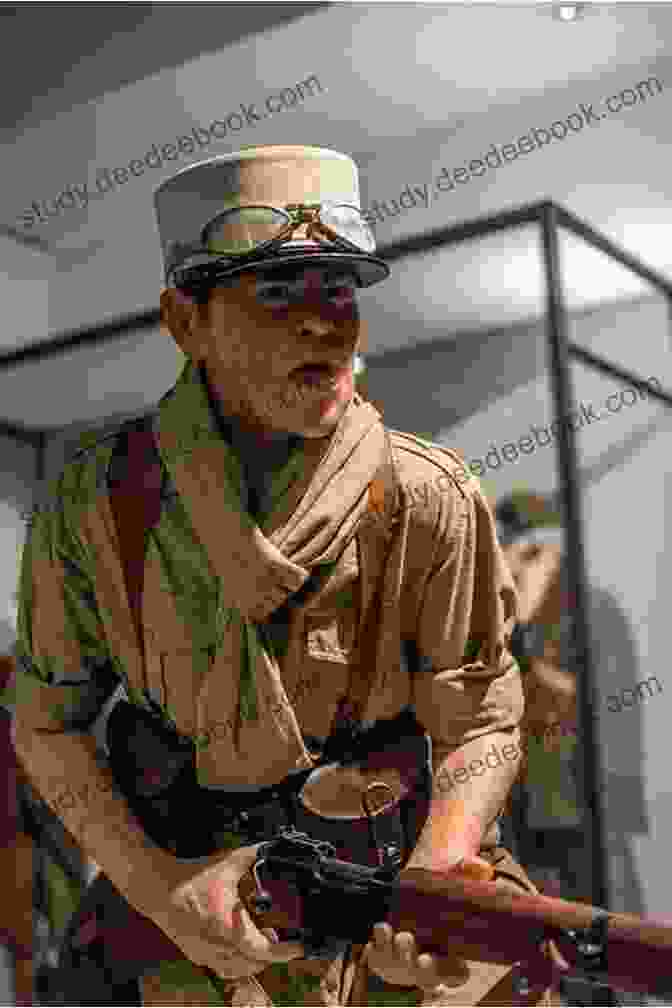 Erwin Rosen In Foreign Legion Uniform, Holding Rifle In The Foreign Legion Erwin Rosen