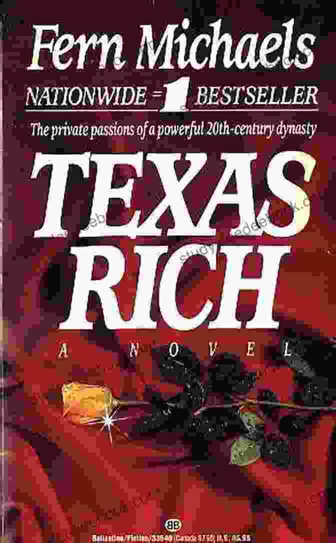 Fern Michaels Texas Rich Book Cover, Featuring A Woman In A Cowboy Hat Against A Backdrop Of A Sprawling Texas Ranch Texas Rich Fern Michaels