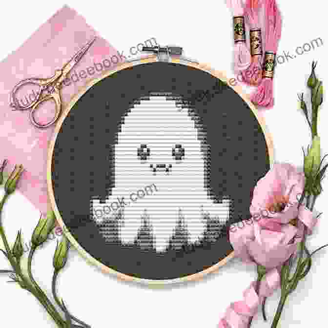 Halloween Ghost Cross Stitch Pattern Halloween Cross Stitch Patterns: 5 Festive Cross Stitch Patterns