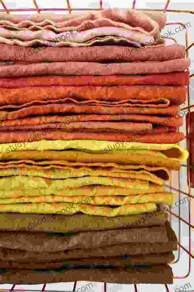 Image Of A Variety Of Naturally Dyed Fabrics In Vibrant Colors Grow Cook Dye Wear: From Seed To Style The Sustainable Way