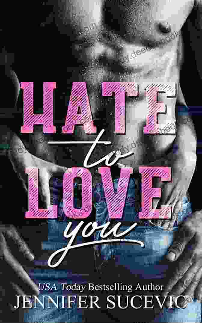 Jennifer Sucevic's Hate To Love You Book Cover, Featuring A Woman's Face Hidden Behind A Mask Of Flowers And Thorns. Hate To Love You Jennifer Sucevic