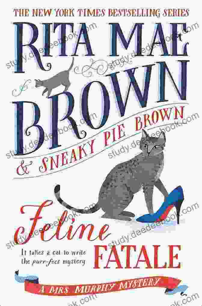 Mrs. Murphy, The Feline Detective, Sits On A Table, Her Eyes Fixed Intently On Something Off Screen. Cat On The Scent: A Mrs Murphy Mystery