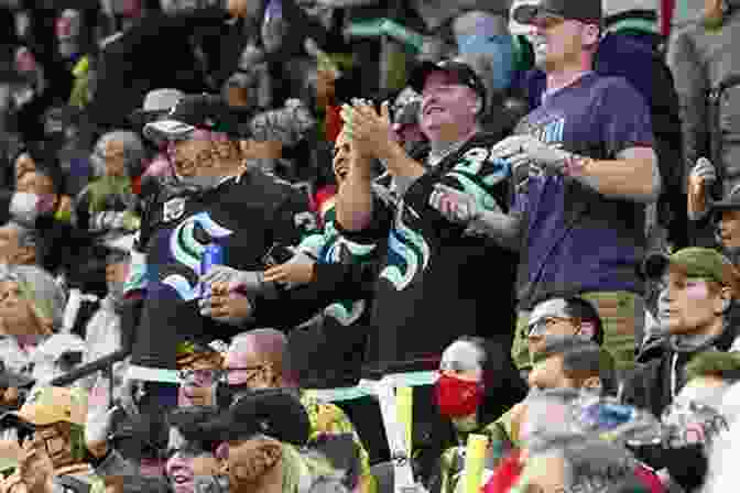 Seattle Kraken Fans Celebrating A Goal. Rising From The Deep: The Seattle Kraken A Tenacious Push For Expansion And The Emerald City S Sports Revival
