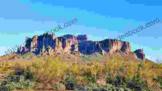 The Superstition Mountains Surrounding Goldfield, Arizona Travels In Arizona Goldfield