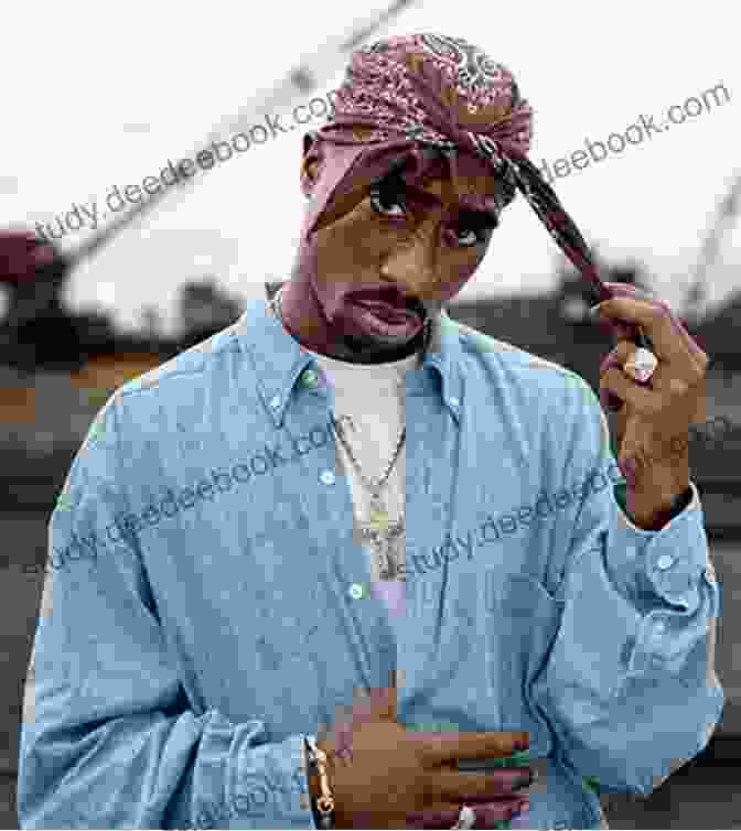 Tupac Shakur Performing On Stage Wearing A Black Bandana And Vest Thug Lovin (Thug 4)