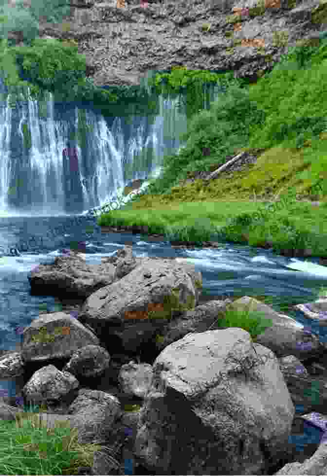 Waterfall Surrounded By Lush Greenery And Mountain Cliffs. Notorious Telluride: Wicked Tales From San Miguel County