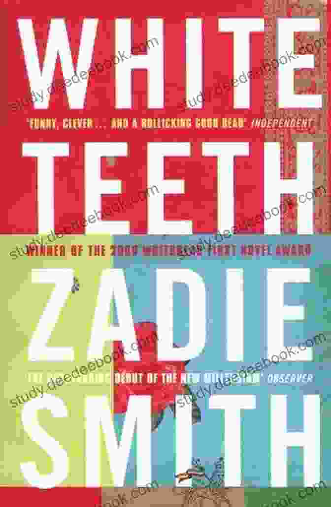 White Teeth Vintage International Zadie Smith Front Cover With White Teeth In The Background And Multiple Characters' Faces In The Foreground White Teeth (Vintage International) Zadie Smith