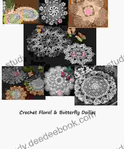 Crochet Floral And Butterfly Doilies Vintage Crochet Doily Patterns Summertime Crochet