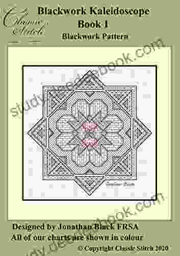 Blackwork Kaleidoscope 1 Blackwork Pattern