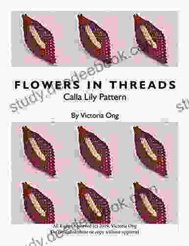 Flowers in Threads: Calla Lily Pattern