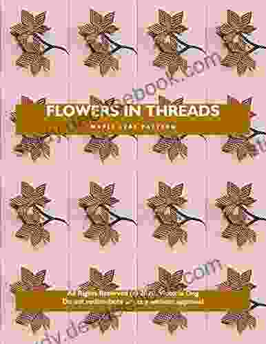 Flowers In Threads: Maple Leaf Pattern For Fall